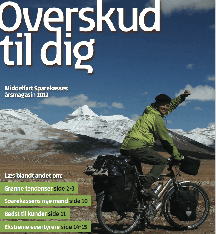 Artikler til kundemagasin Middelfart Sparekasse